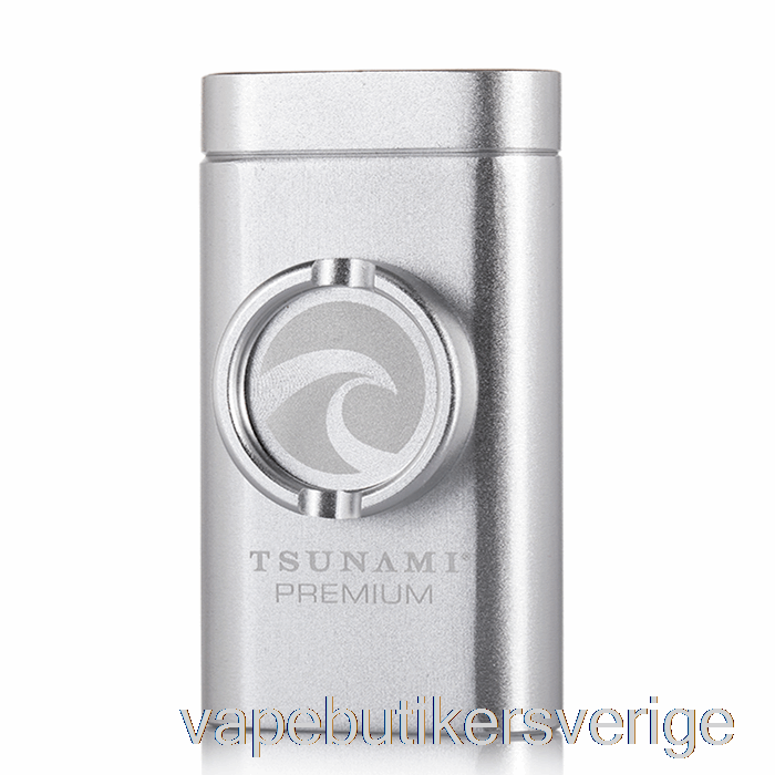 Vape Sverige Tsunami Dugout Och Grinder Silver